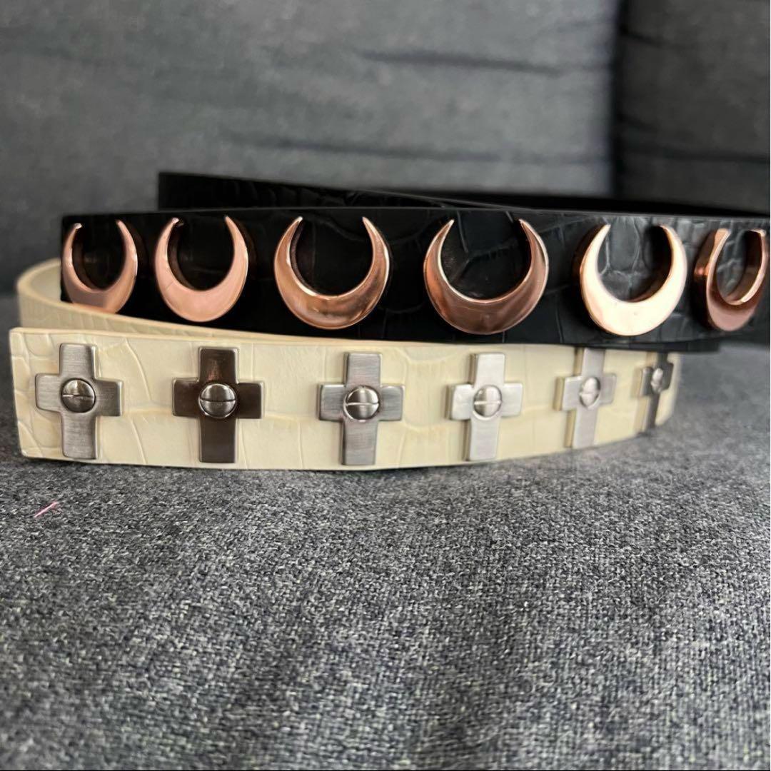 Thomas Wyldeベルト　ブラック×ピンクゴールド