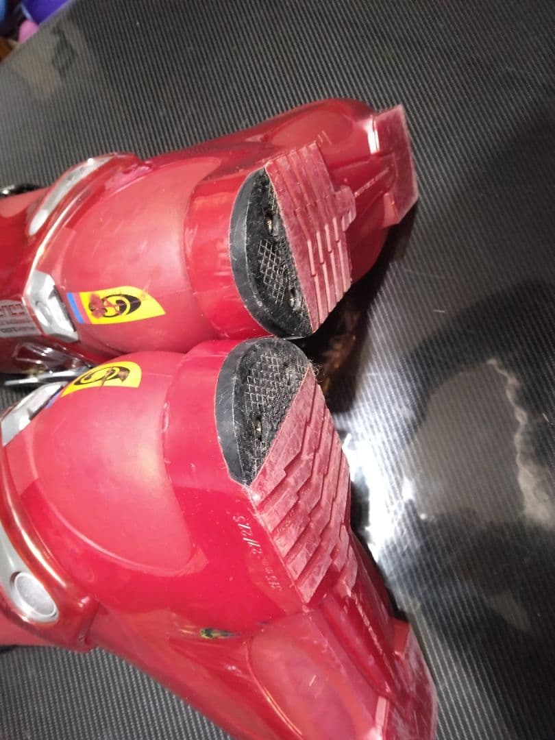 SALOMON スキー靴 赤