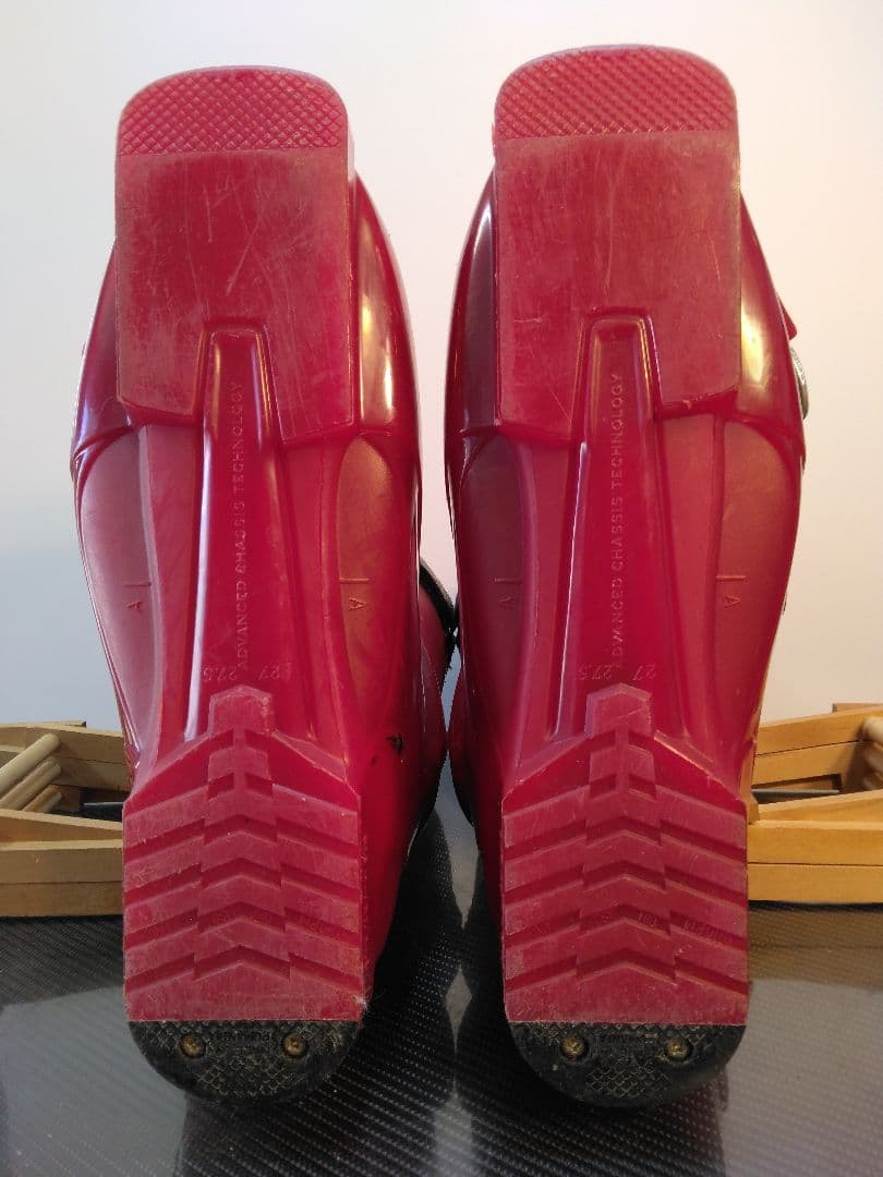 SALOMON スキー靴 赤