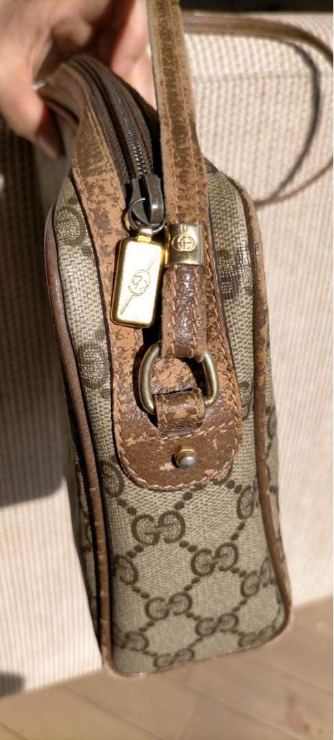 GUCCI GGパターン ショルダーバッグ ベージュ