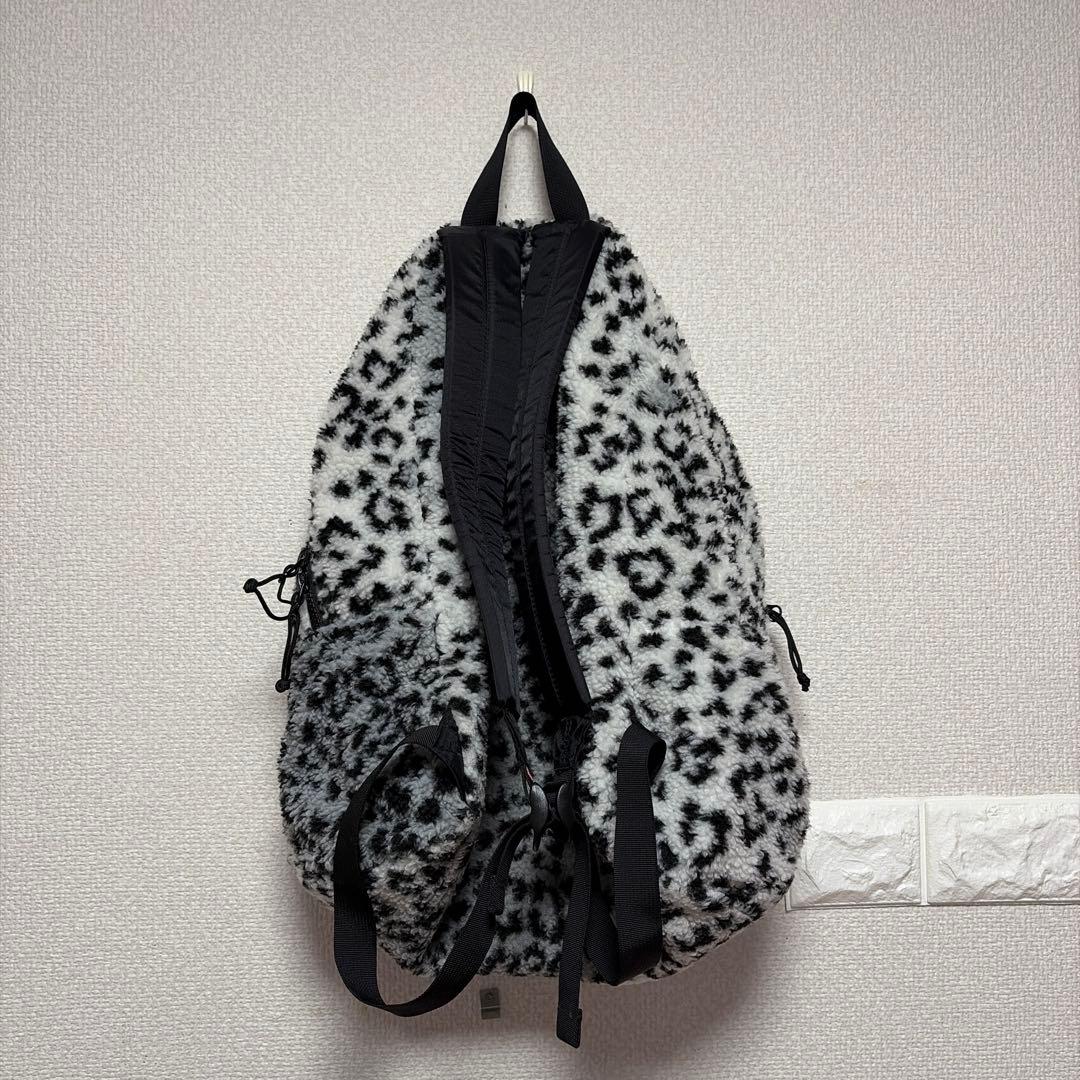 【極美品】supreme leopard fleece backpack