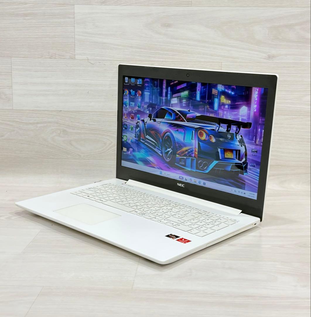 RYZEN7/NEC LAVIE 15.6インチ ホワイトノートPC/12GB