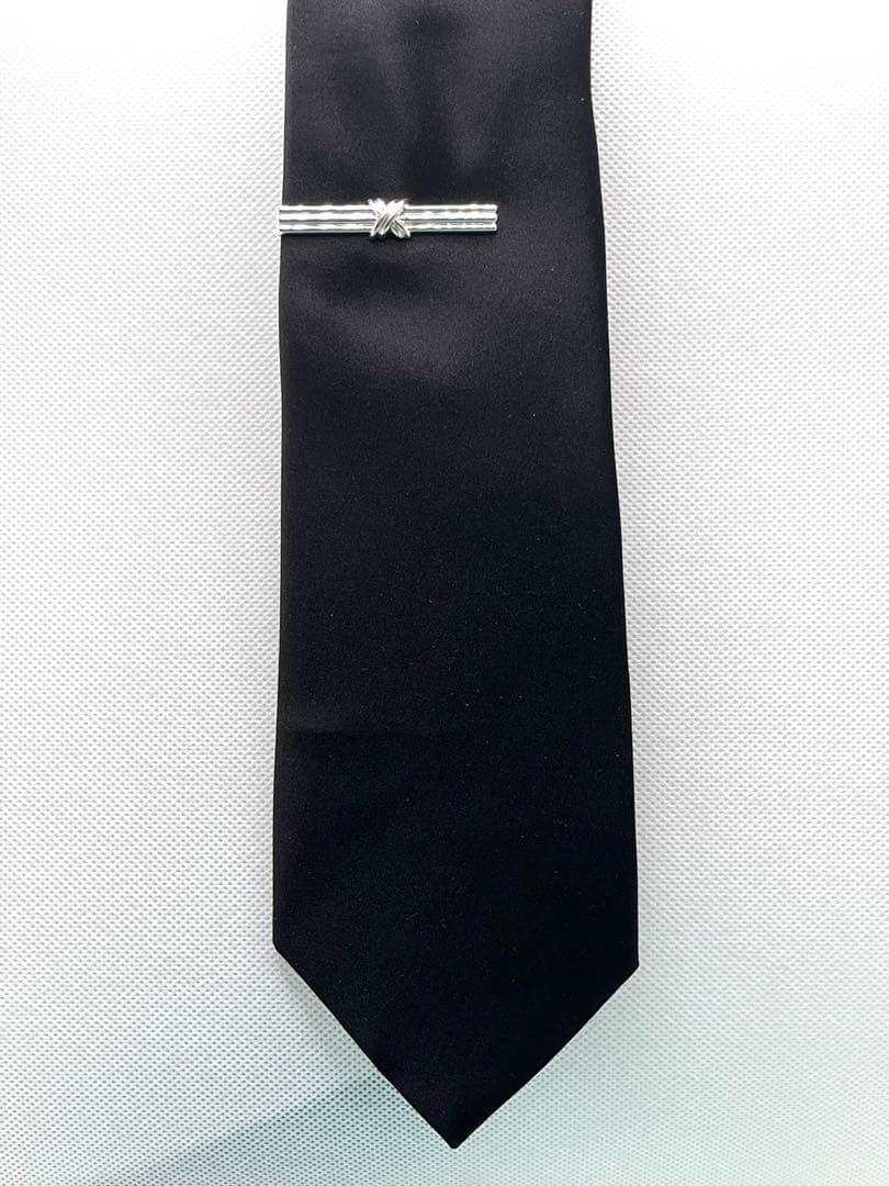 c496 美品　ティファニー　1992 シグネチャー　ネクタイピン　925