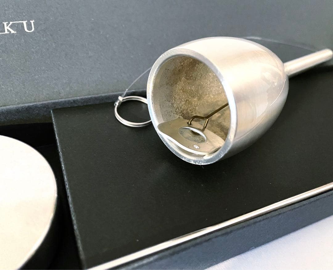 能作　風鈴　スリム　シルバー　風鈴スタンド　セット