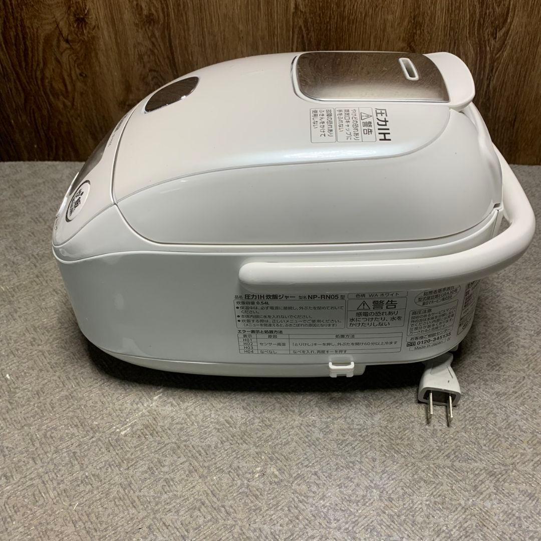 K043 象印 圧力 IH 炊飯器 NP-RN05 ホワイト 2024年製
