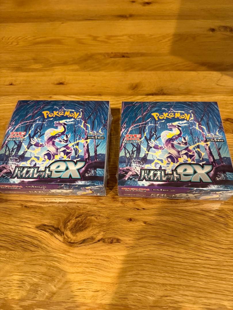 ポケモンカード　バイオレットex BOX 未開封　シュリンク付き　2box