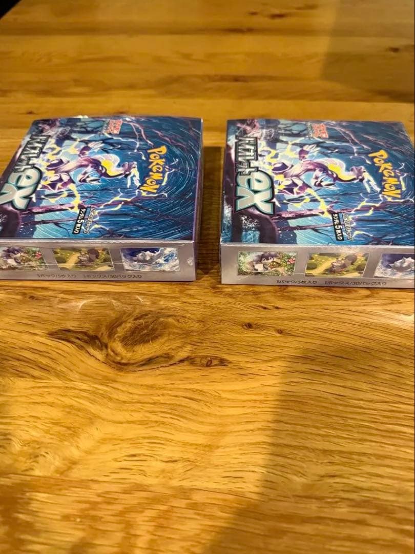 ポケモンカード　バイオレットex BOX 未開封　シュリンク付き　2box