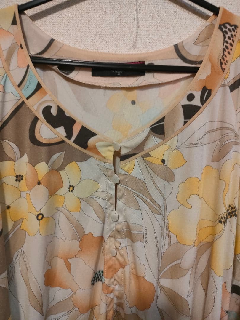 f22 LEONARD　レオナール　ワンピース　L カンカン