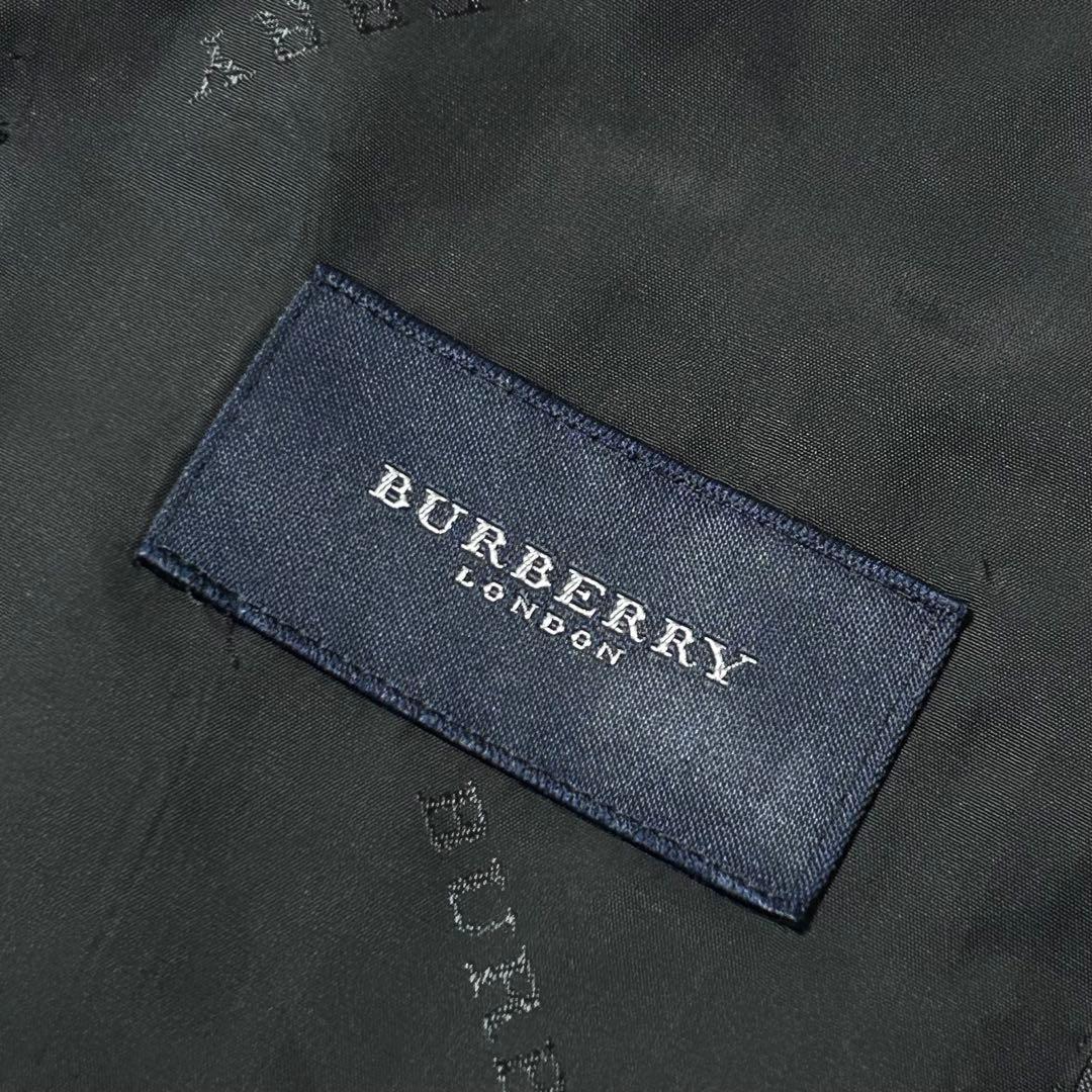 【美品】バーバリーロンドン　スーツ　ジャケット　パンツ　モヘヤ×シルク混　AB7