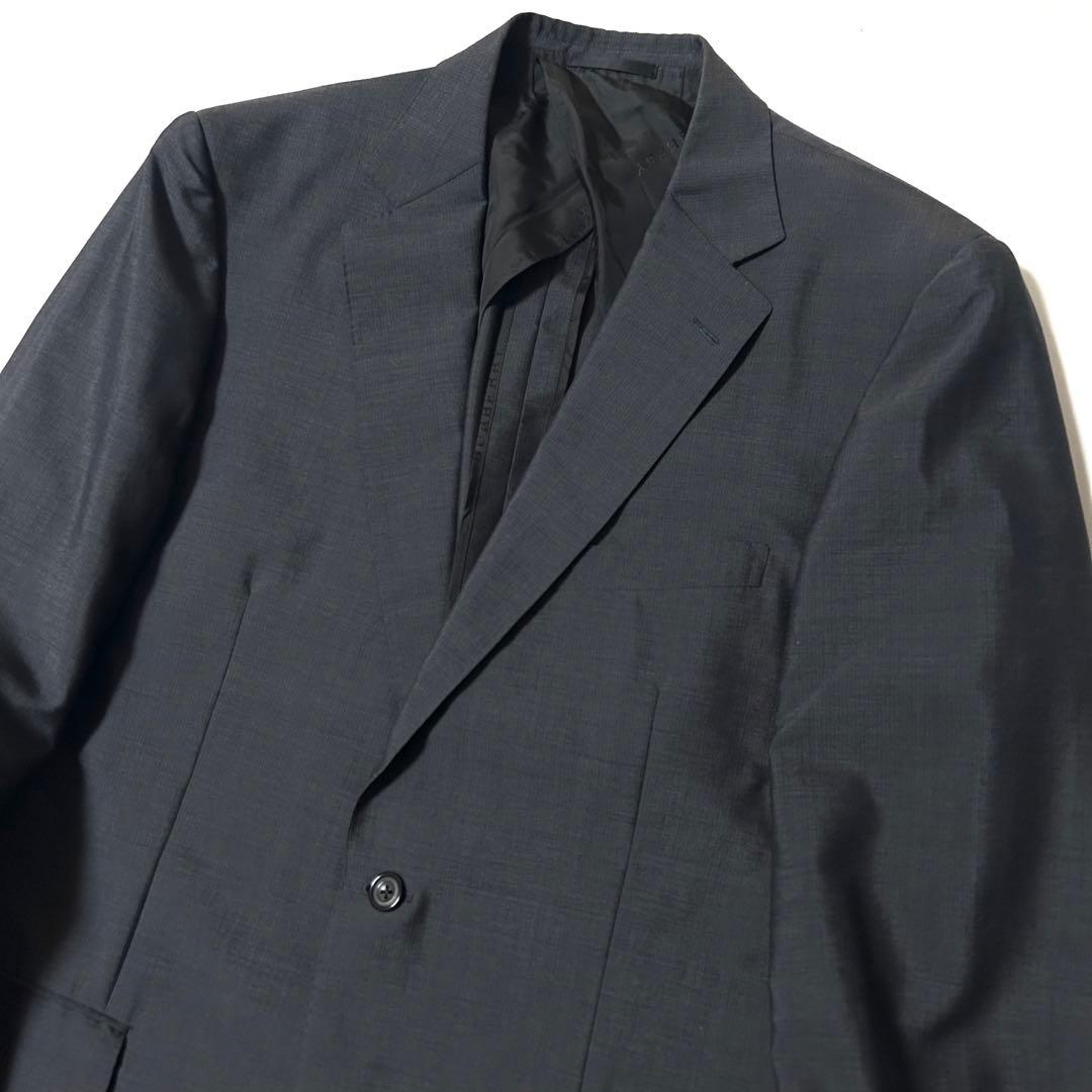 【美品】バーバリーロンドン　スーツ　ジャケット　パンツ　モヘヤ×シルク混　AB7
