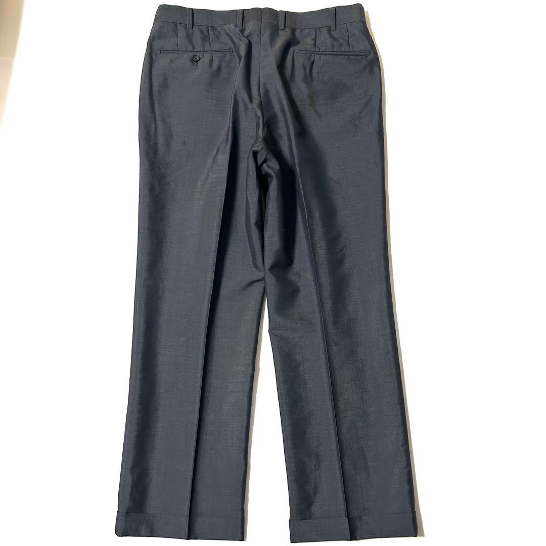 【美品】バーバリーロンドン　スーツ　ジャケット　パンツ　モヘヤ×シルク混　AB7