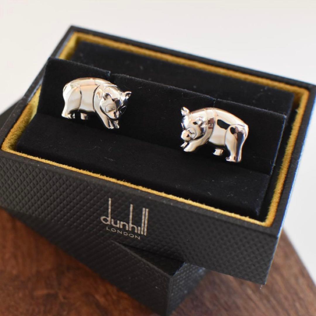 【新品未使用】希少 dunhill ダンヒル 箱付き カブリンクス パンダ