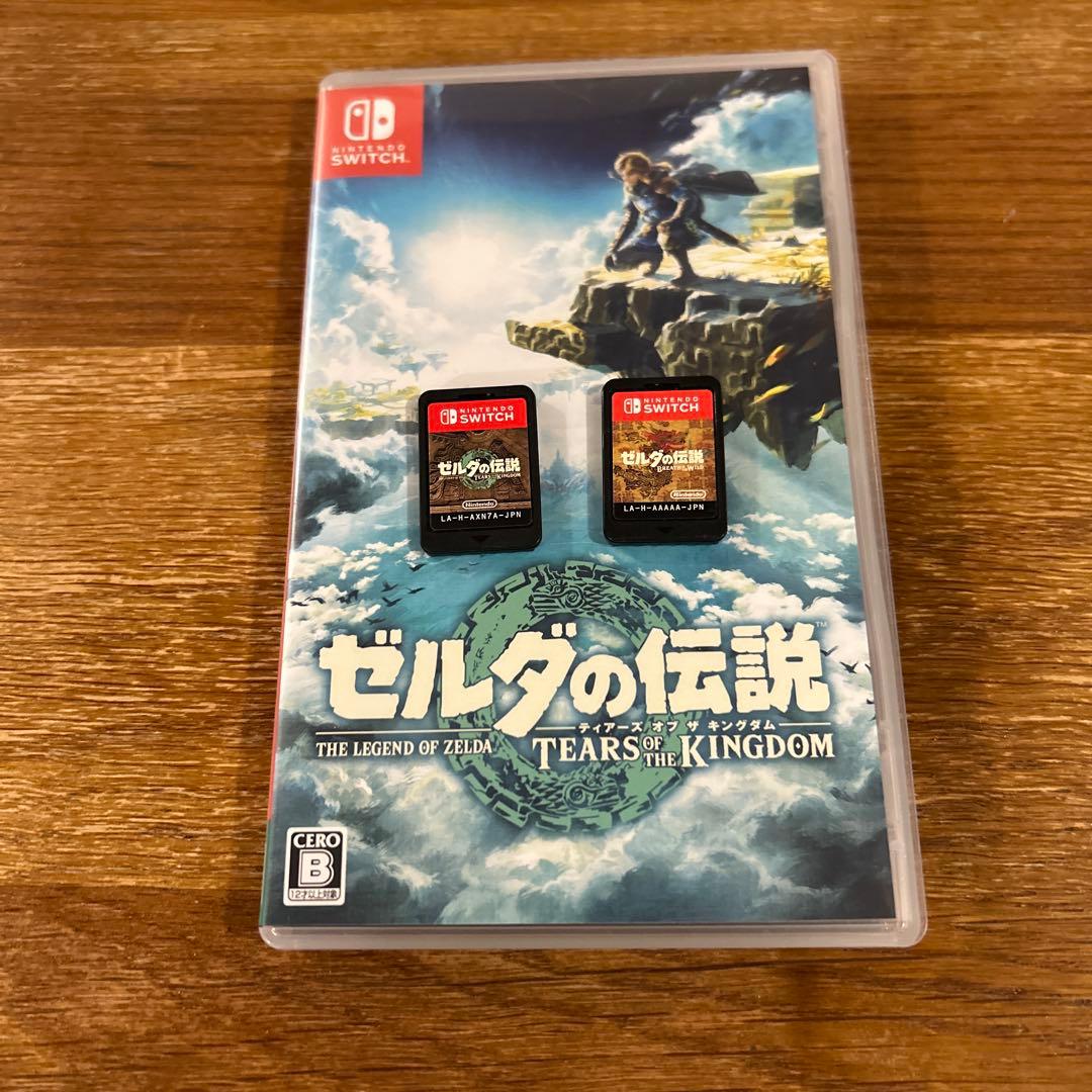 Switch ゼルダの伝説　ティアーズオブキングダム　ブレスオブワイルド　セット