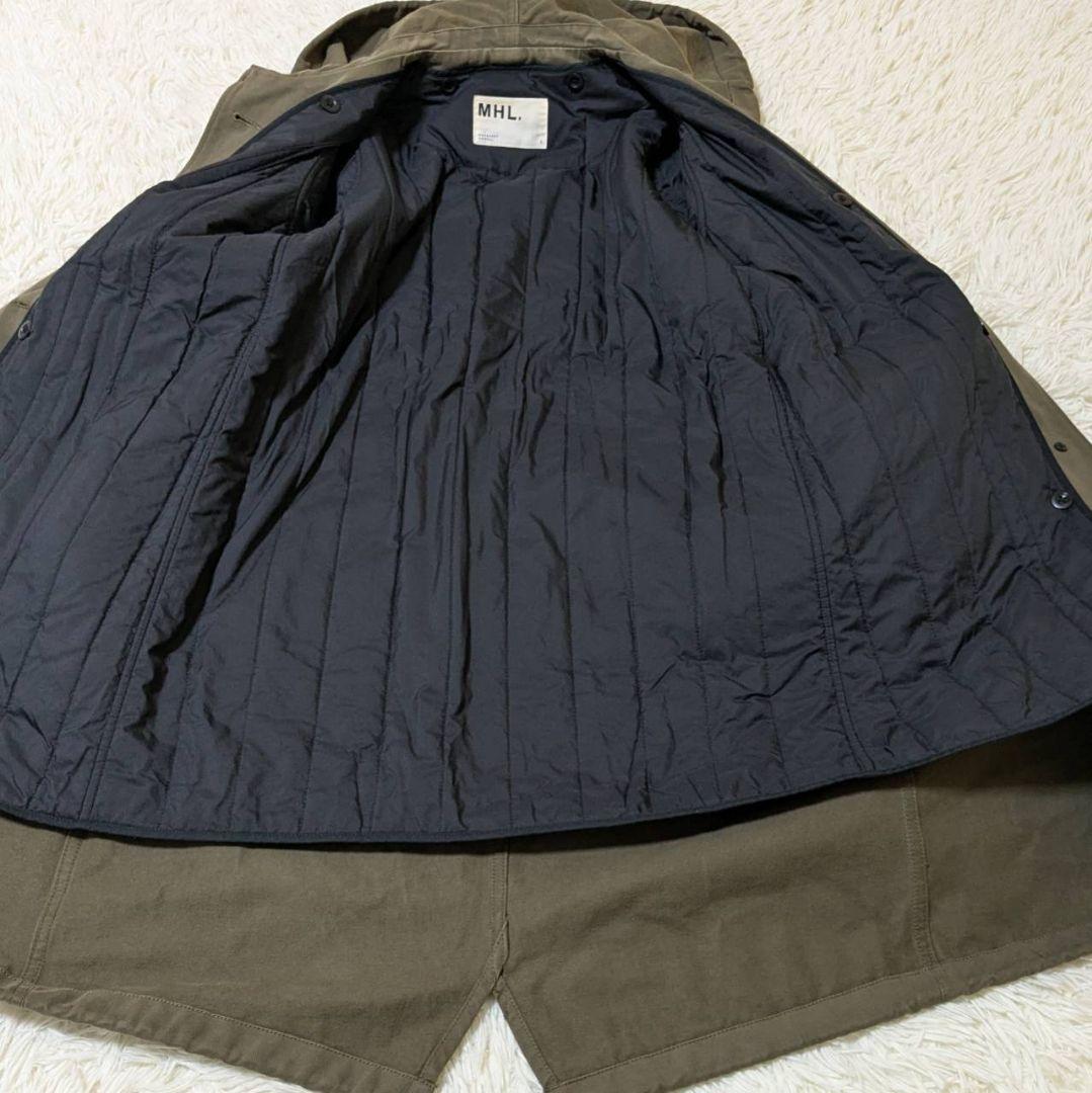 MHL. モッズコート マーガレットハウエル ライナー カーキ S