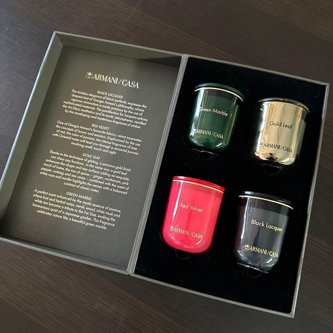 ARMANI CASA PEGASO ミニチュアキャンドル セット