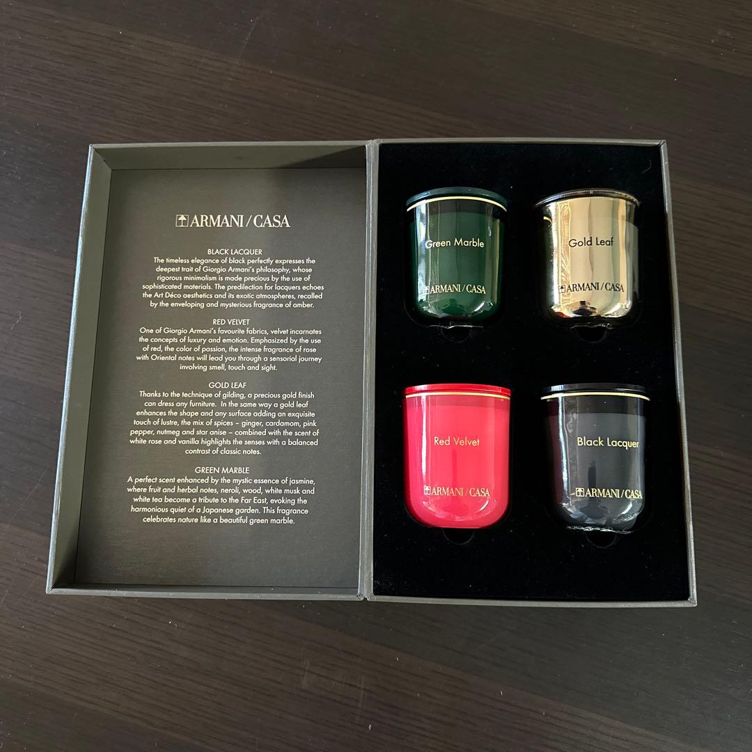ARMANI CASA PEGASO ミニチュアキャンドル セット