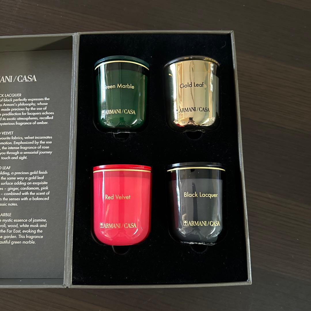 ARMANI CASA PEGASO ミニチュアキャンドル セット