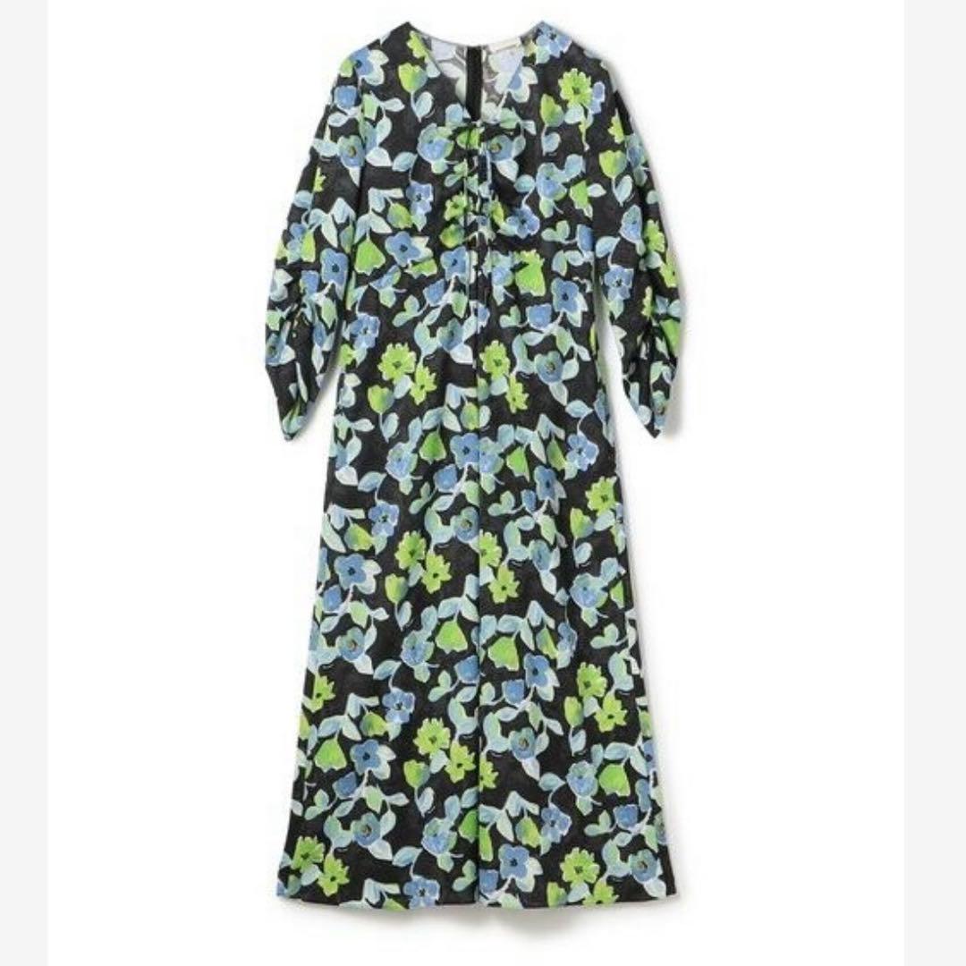 25AW 未使用品✨ ボールジィ スプリングフラワープリントワンピース 36