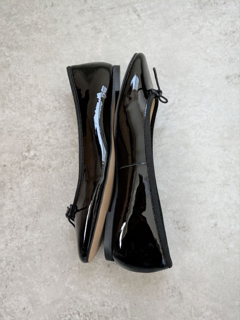 ユナイテッドアローズ　Odette e Odile ブラックバレーシューズ 24