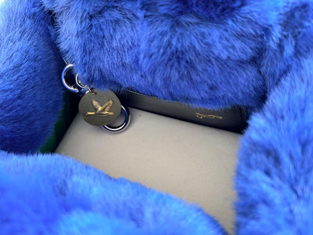 【ゆーみん様】eb.a.gos ラビットエコファー かごバッグ 新品未使用