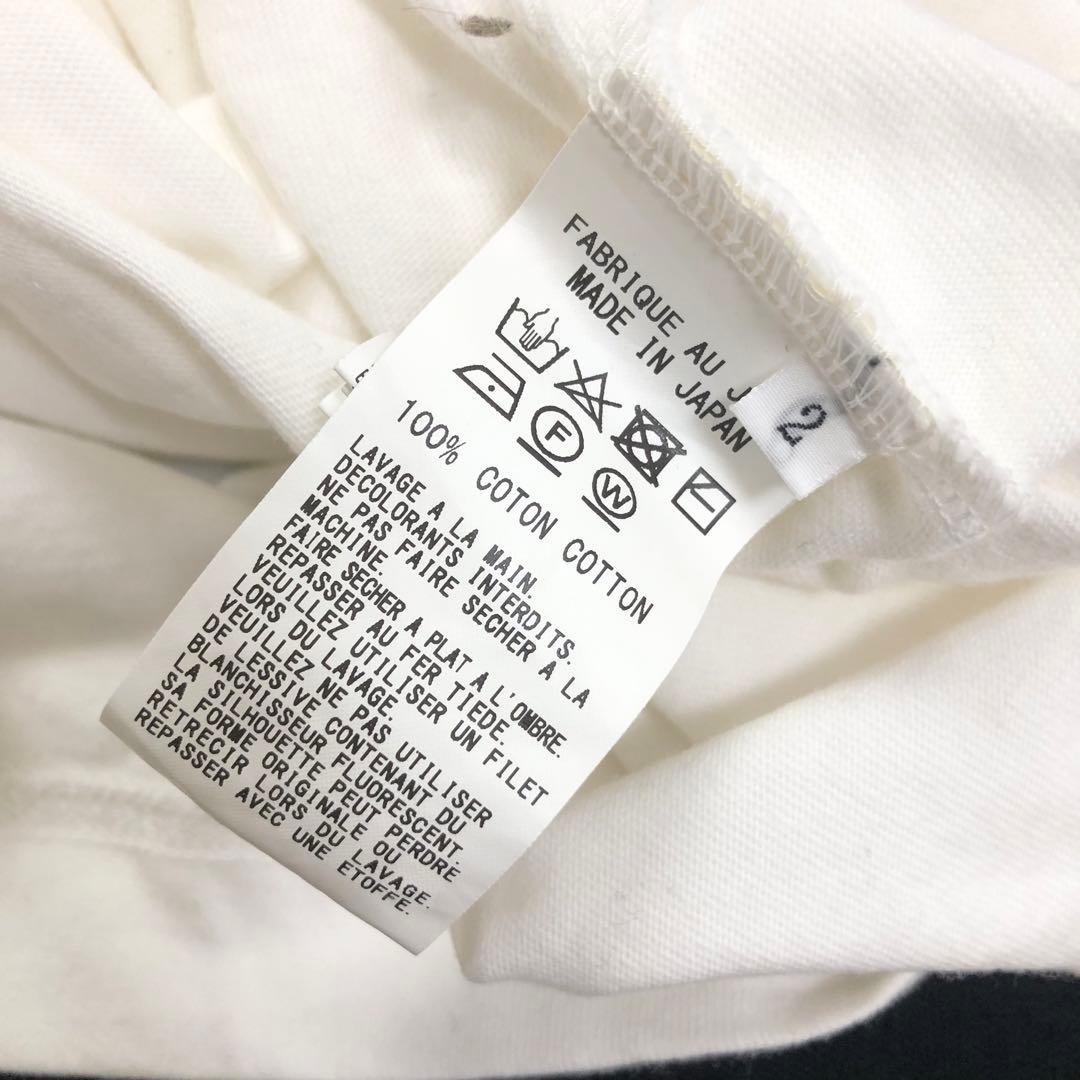 Y's ワイズ チャイナトップス フレンチスリーブ 白 ホワイト