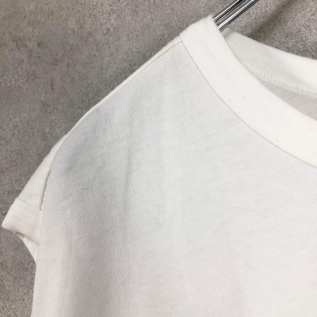 Y's ワイズ チャイナトップス フレンチスリーブ 白 ホワイト