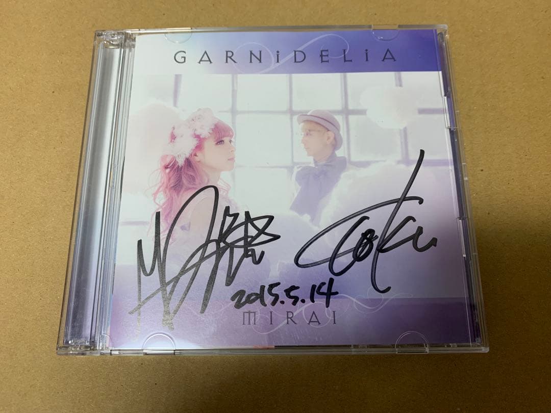 GARNiDELiA ガルニデリア MIRAI 直筆サイン入り CD 初回限定版
