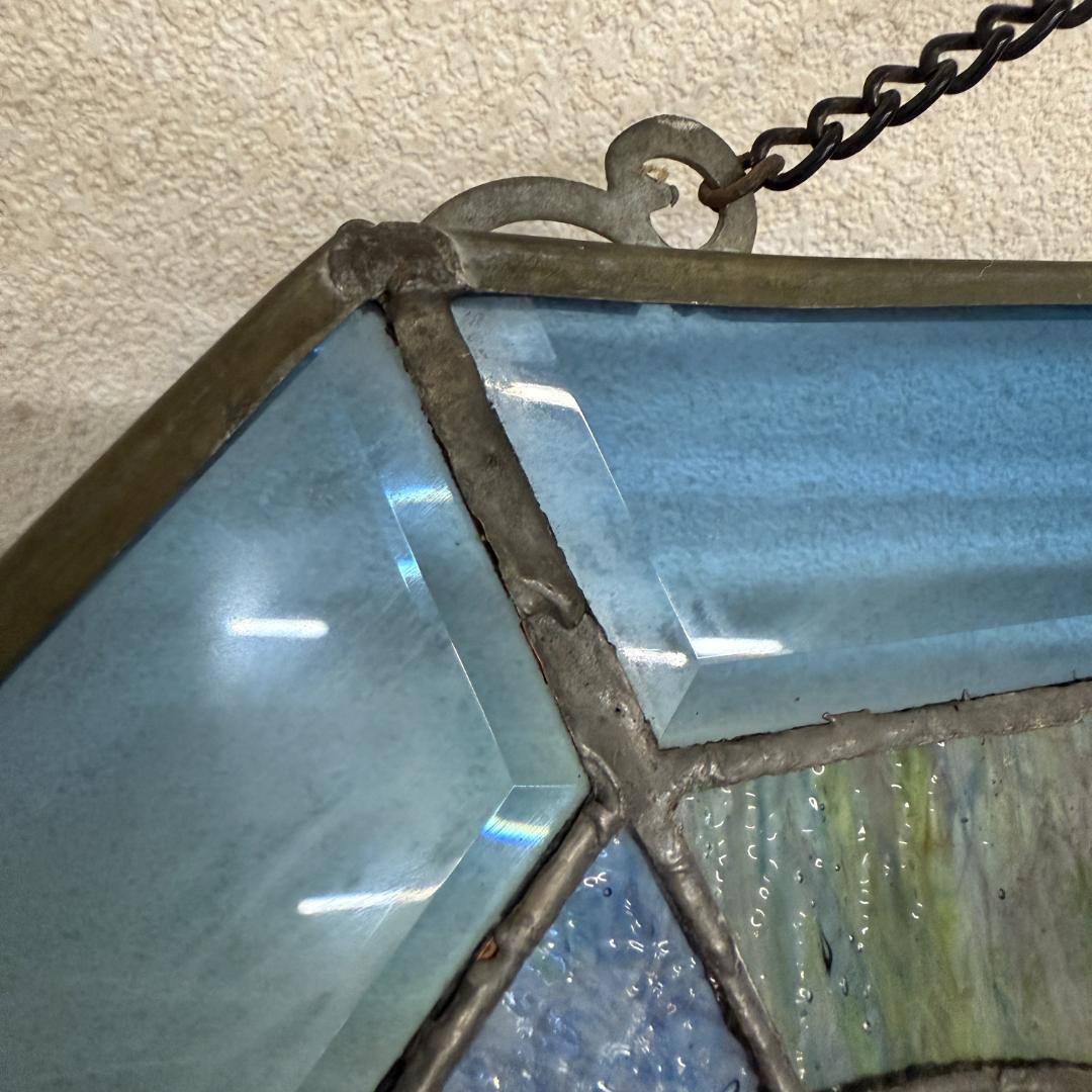 フォロー割【USED品 】欧州 アンテーク ステンドグラス　ハンドメイド