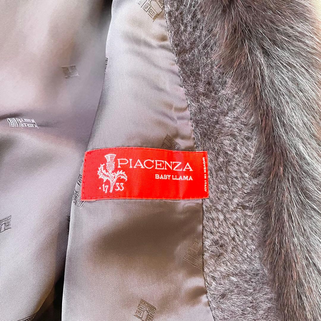 美品✨ベビーラム ウールコート フォックスファー イタリア製生地 日本製