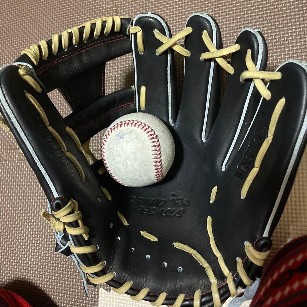 h*8様 WORLD PEGASUS 硬式・軟式兼用グローブ サイズ8