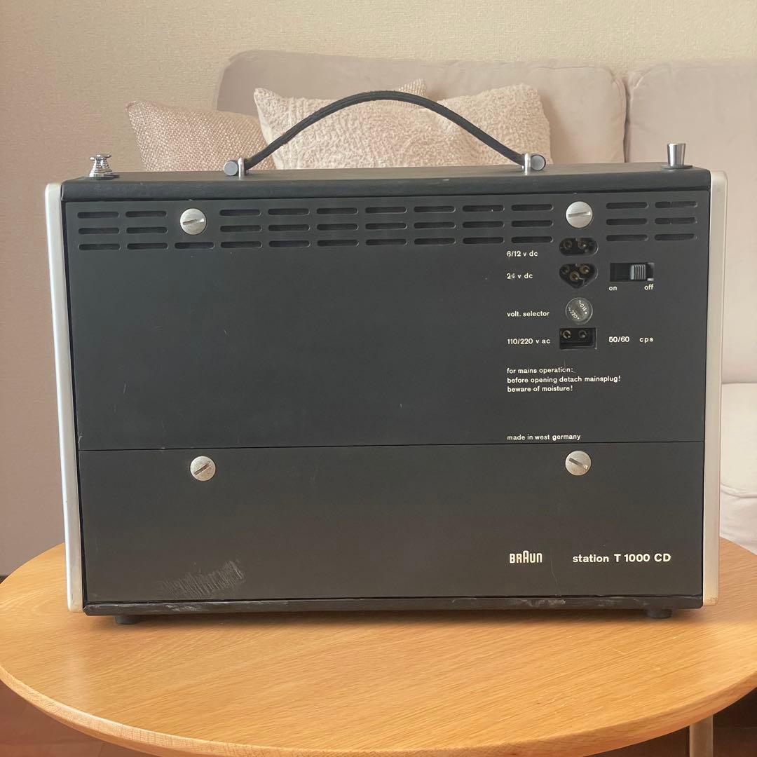 BRAUN T1000CD ラジオ Dieter Rams MoMA収蔵 ドイツ