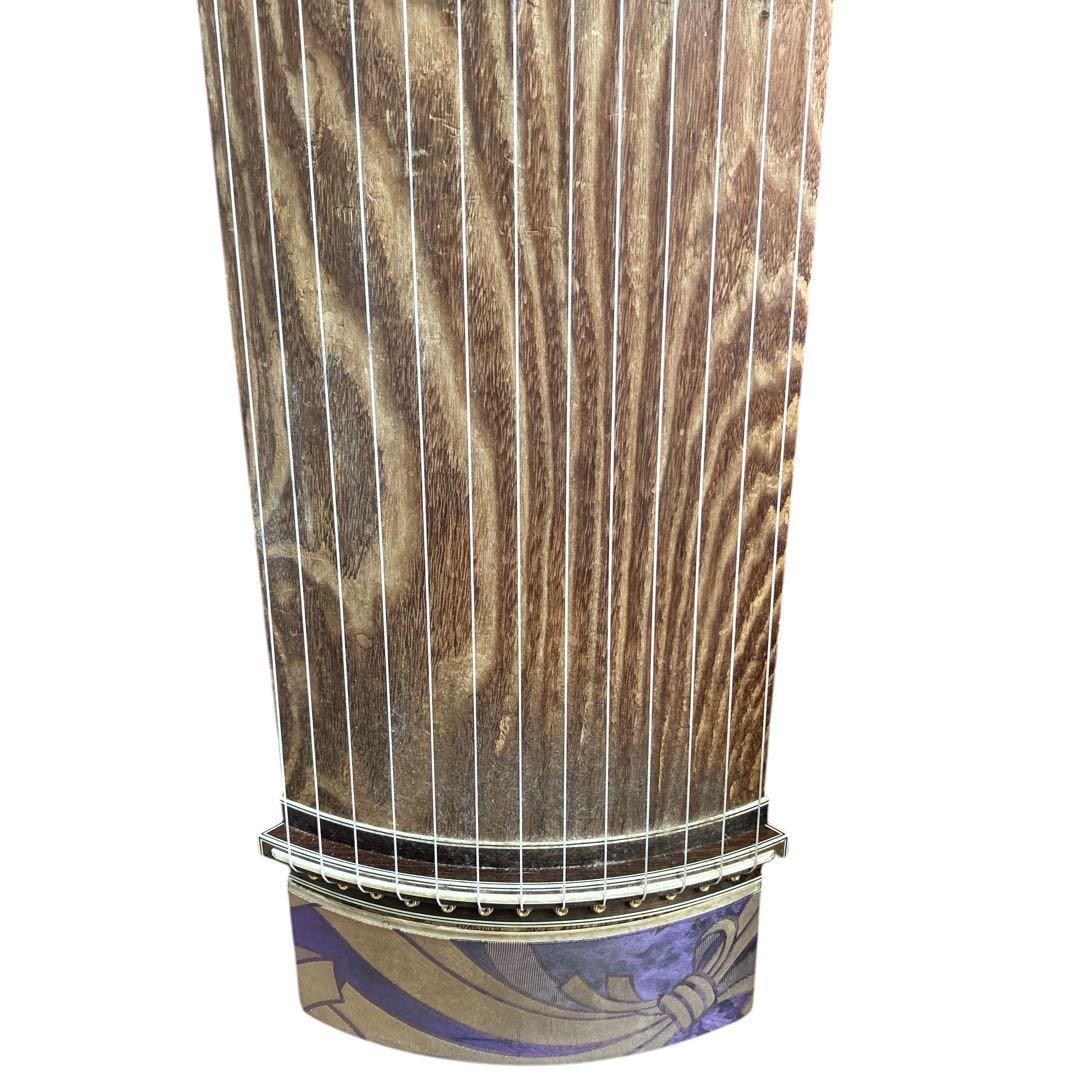 今*つ様 【琴 13弦】綾杉彫 くり甲 蒔絵 秀一刀 彫金 演奏会用