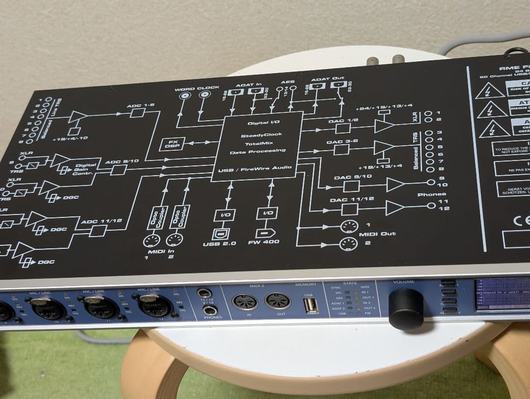 【値下1/5まで】RME Fireface UFX オーディオインターフェイス