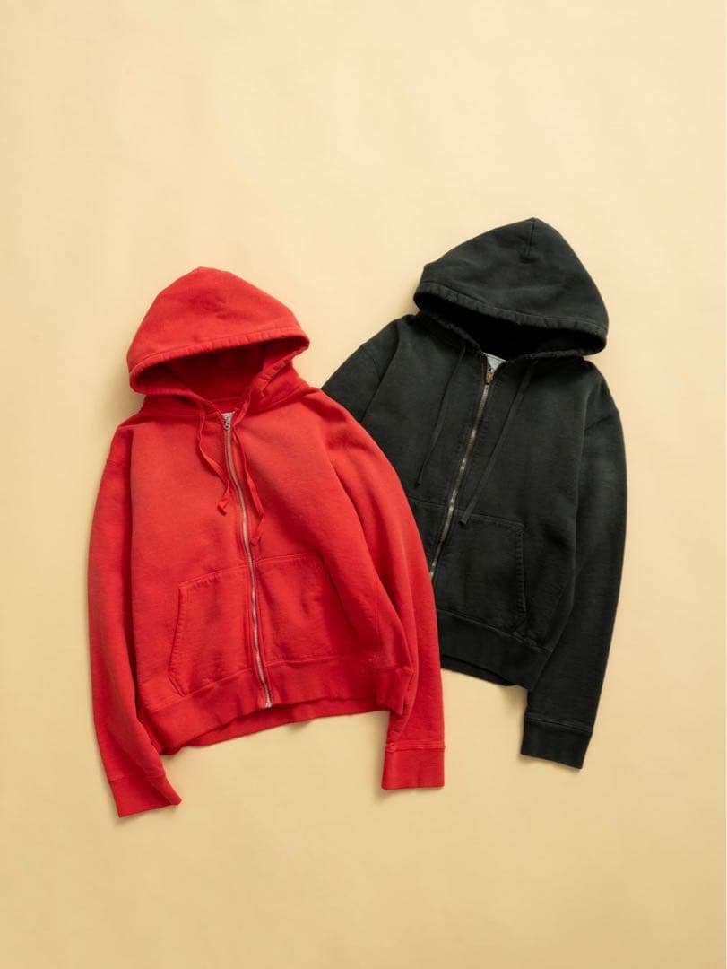 【LOOK掲載】hidden gems フルジップスウェットフーディーパーカー