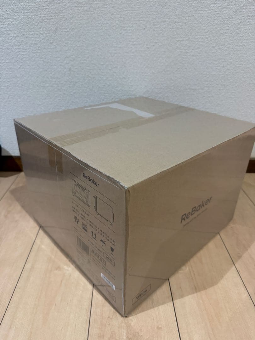 【新品未開封】BALMUDA ReBaker 白色 正規品(カバー付き)