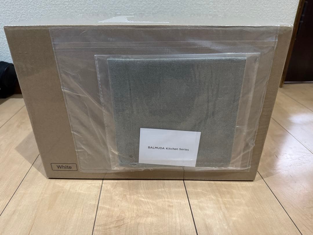 【新品未開封】BALMUDA ReBaker 白色 正規品(カバー付き)