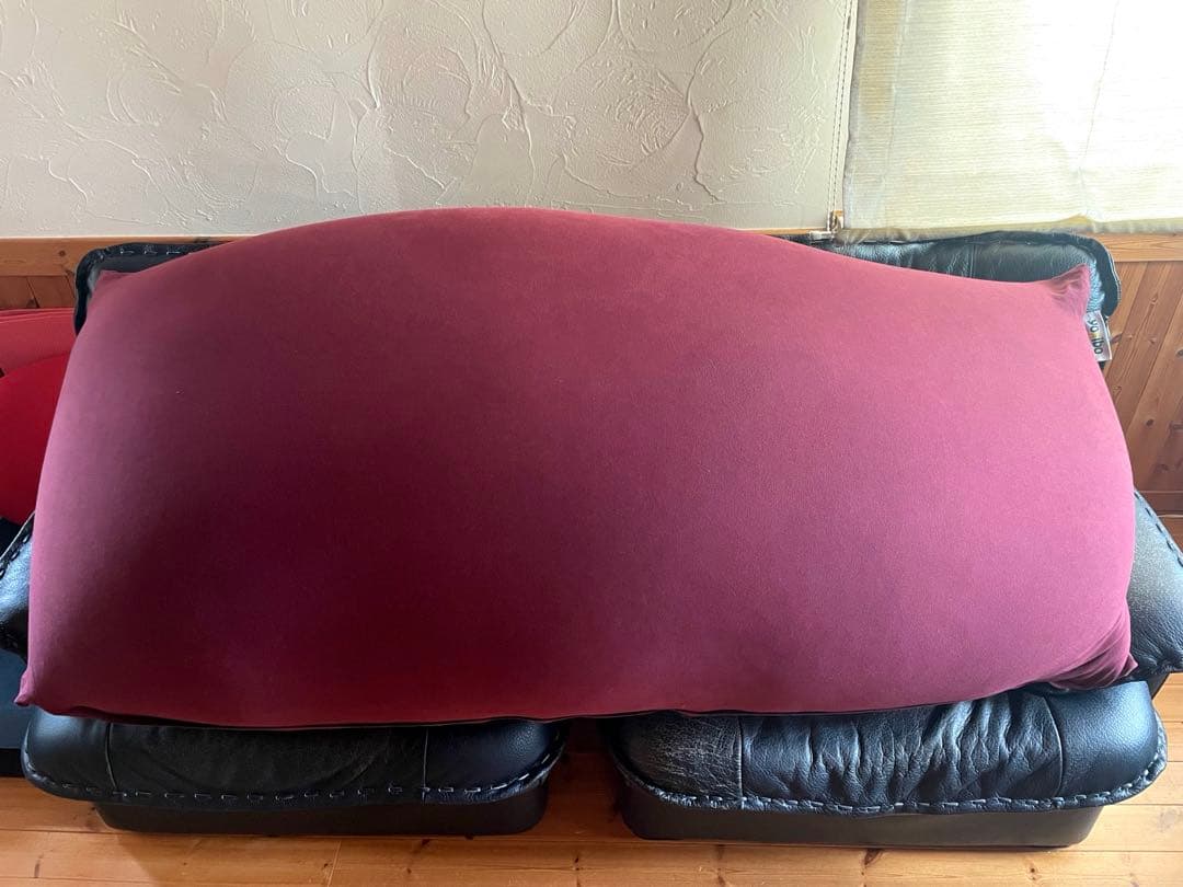 Yogibo max ヨギボーマックス ビーズ3kg補充済み ディープパープル