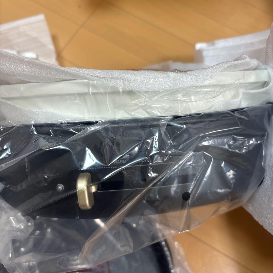 ブルーノ　オーバルホットプレート　ブラック