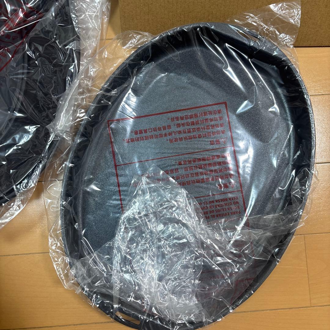 ブルーノ　オーバルホットプレート　ブラック