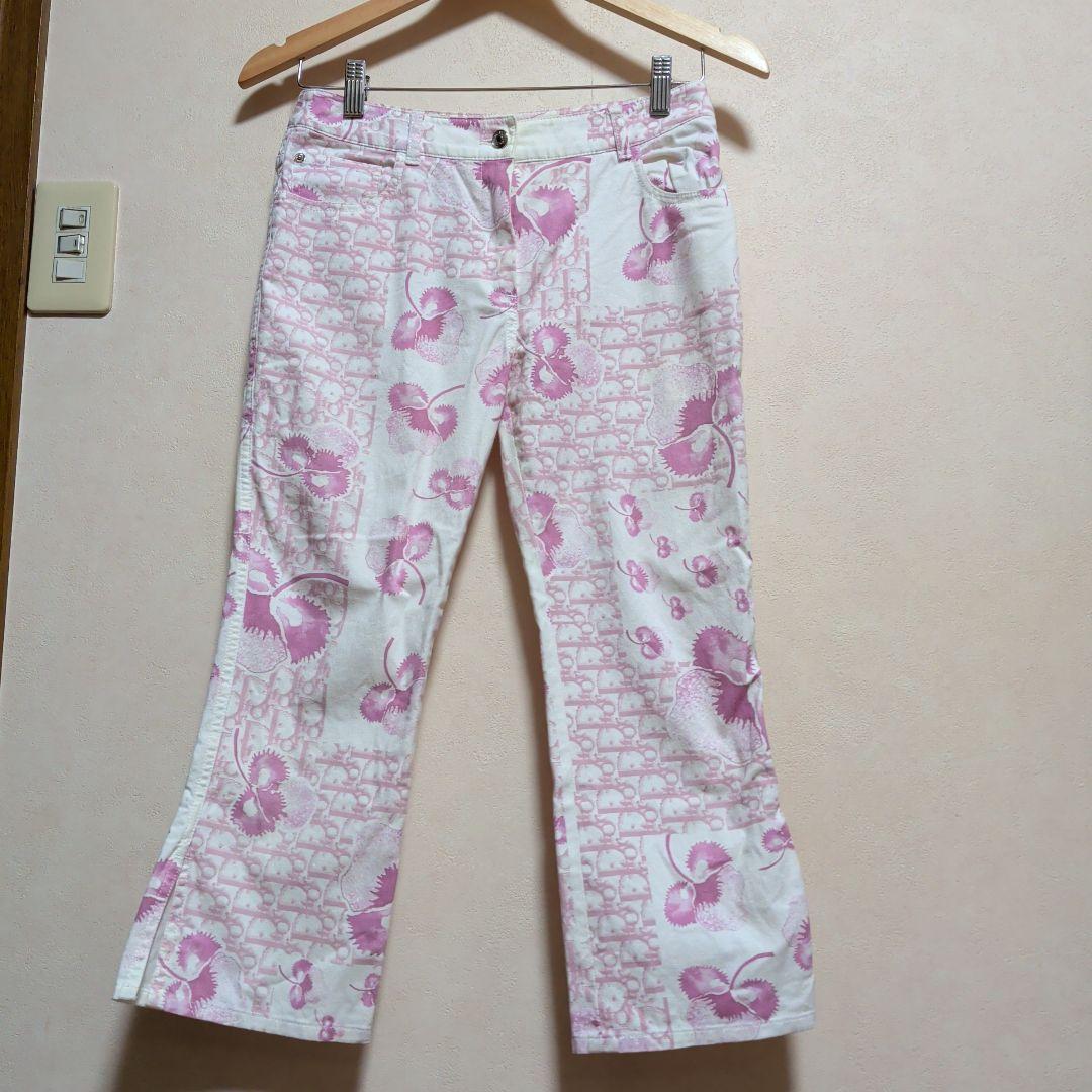 クリスチャン・ディオール Dior トロッター パンツ カプリパンツ