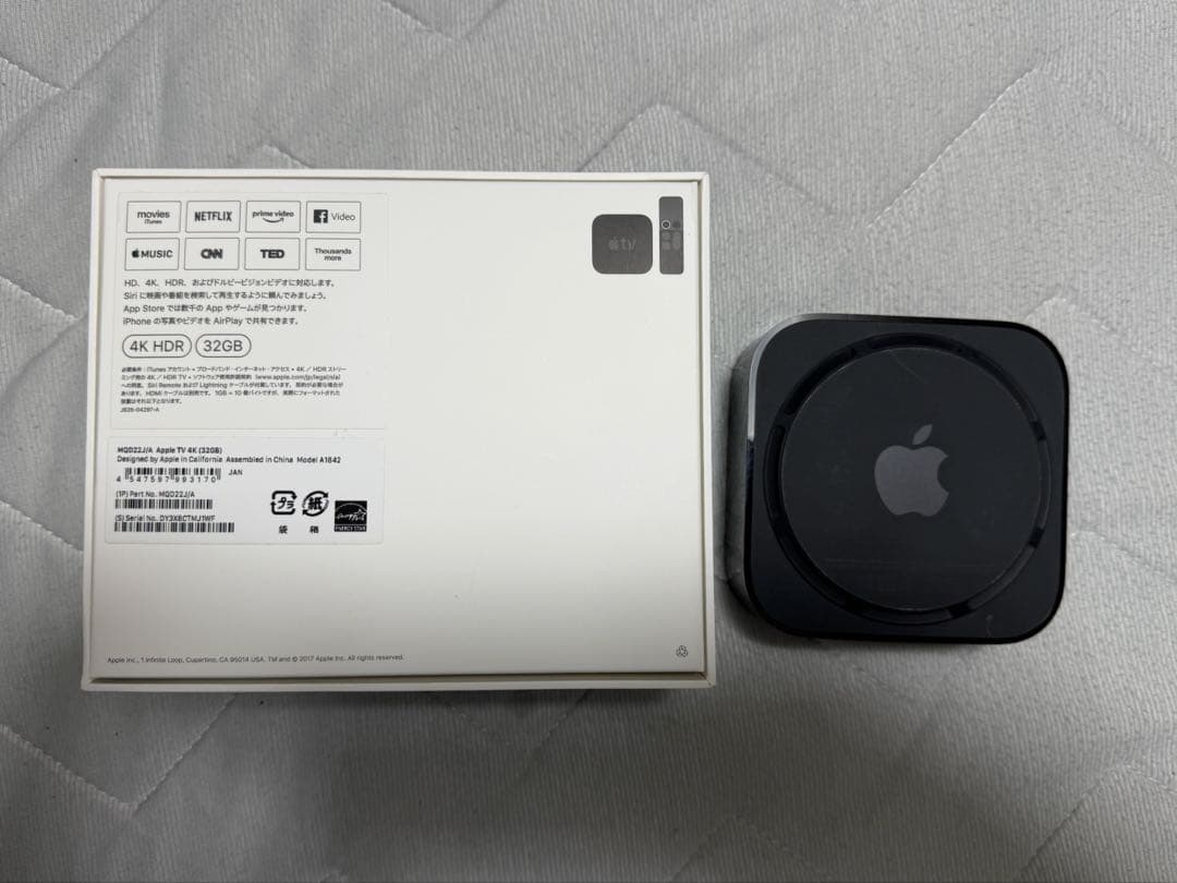 Apple TV 4K 32GB UHD対応 MQD22J/A A1842