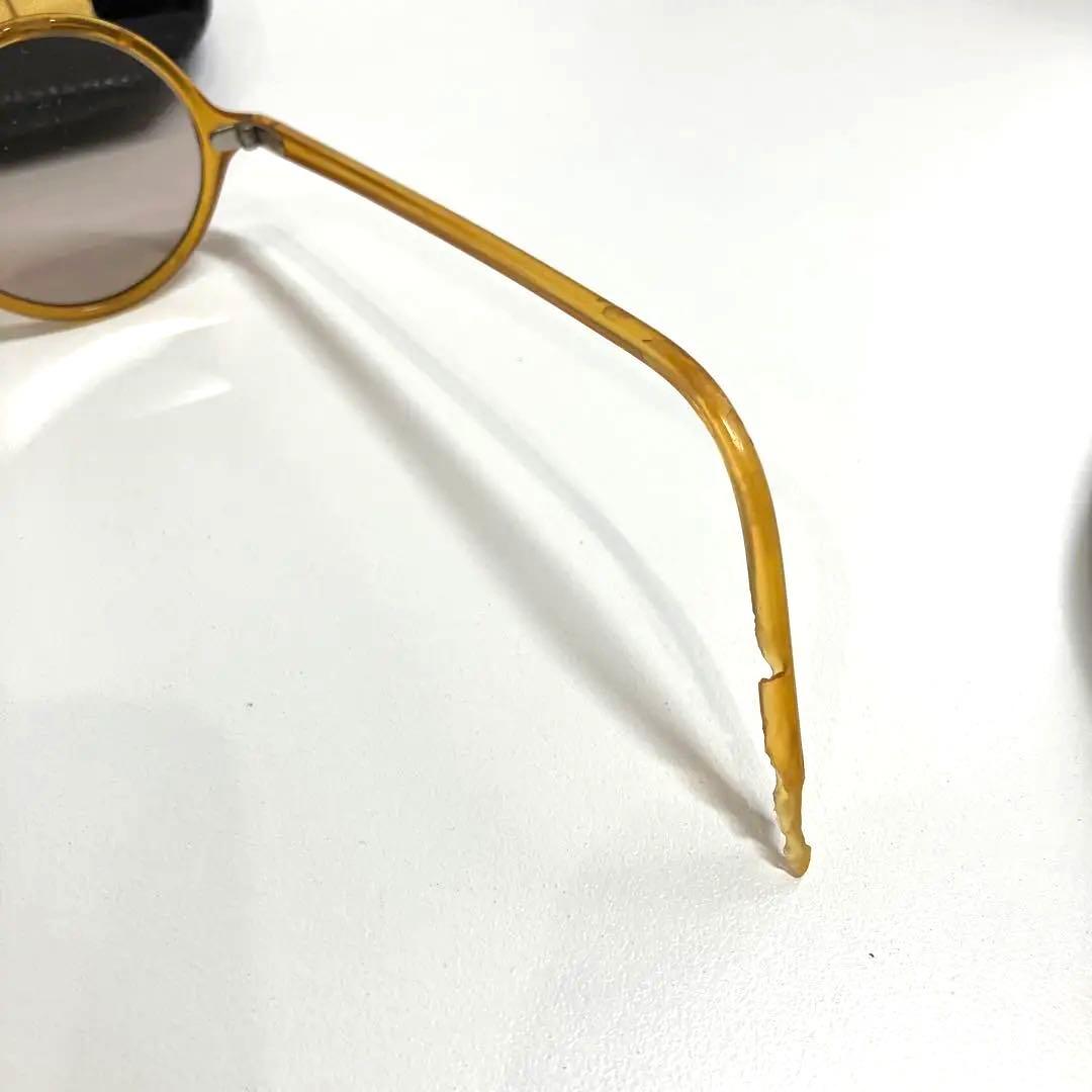 当時物 本鼈甲 本べっ甲 丸眼鏡 丸メガネ アンティーク レトロ ヴィンテージ