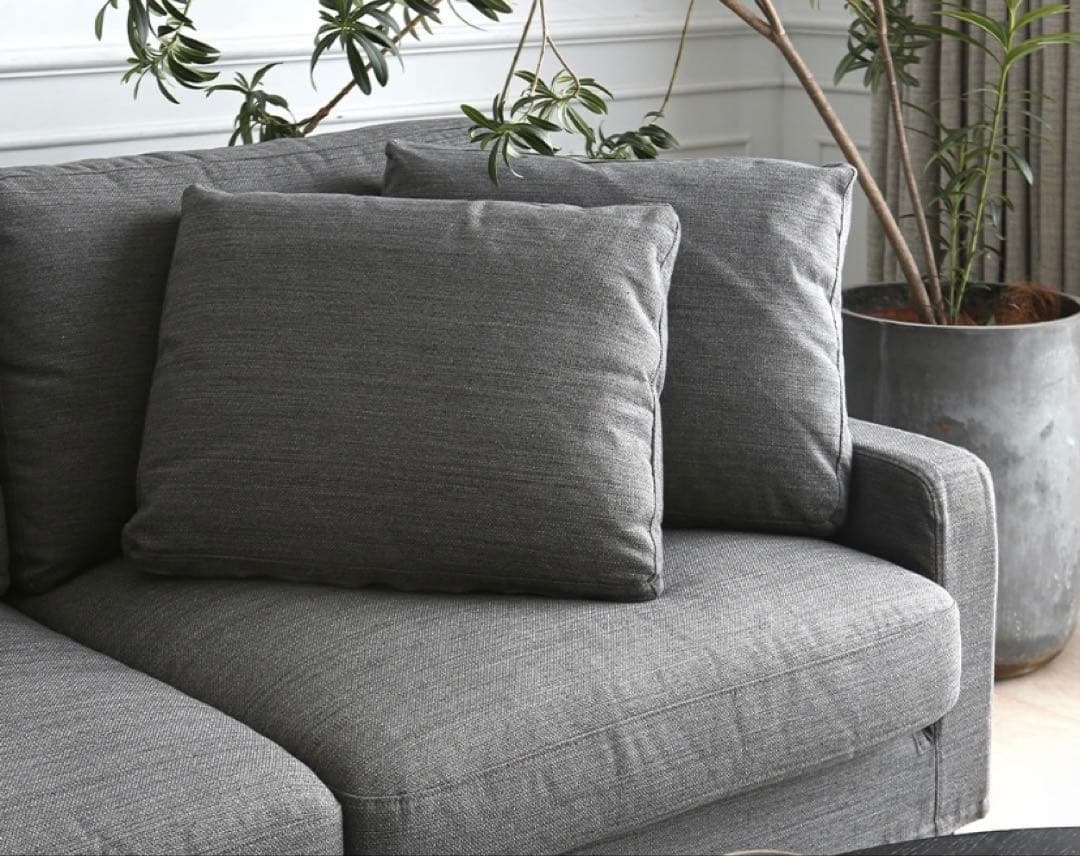 【成約済み】mugiアルモニア グレー ファブリック 2.5人掛けソファ