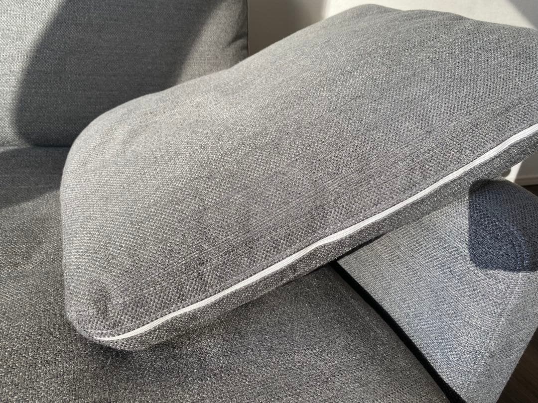 【成約済み】mugiアルモニア グレー ファブリック 2.5人掛けソファ