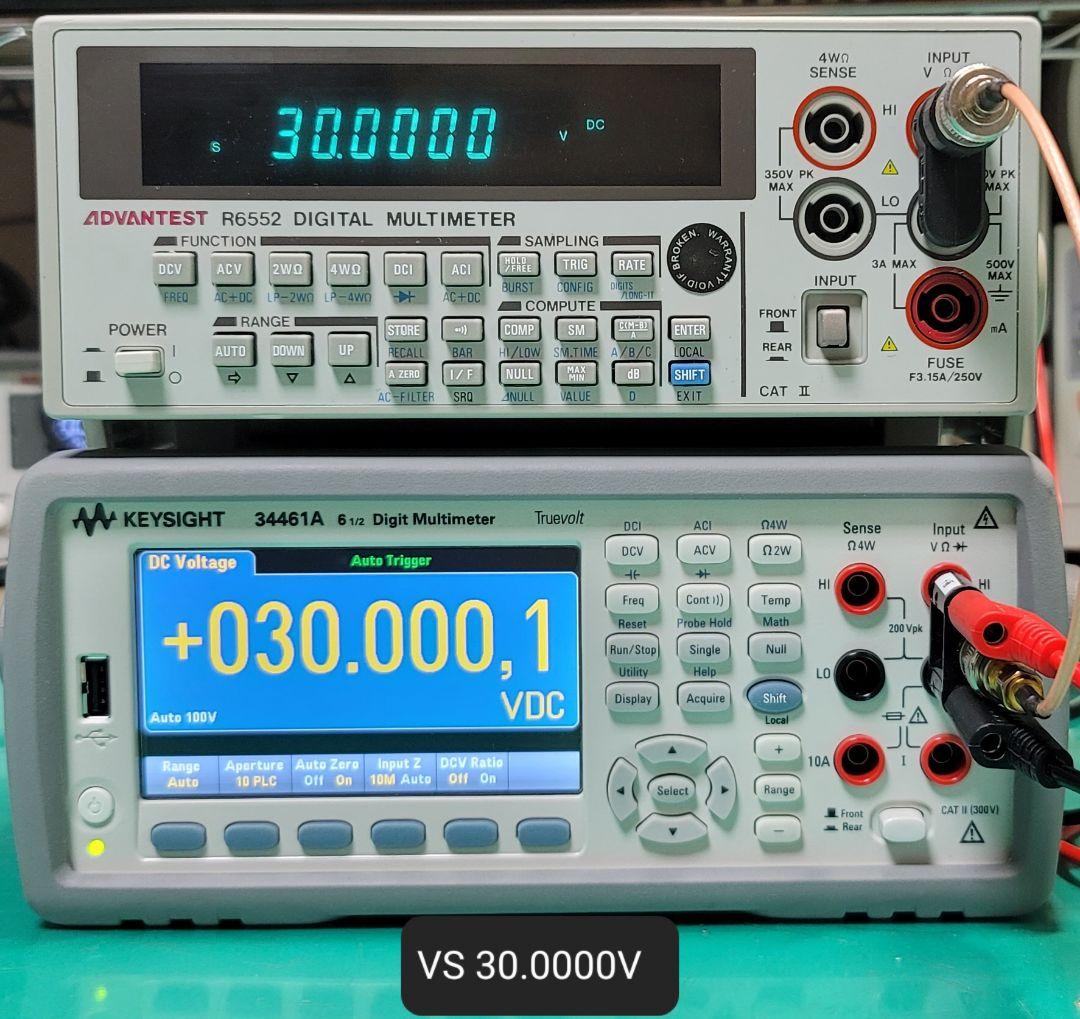 美品 ADVANTEST R6552 5.5桁 マルチメーター 動作良好