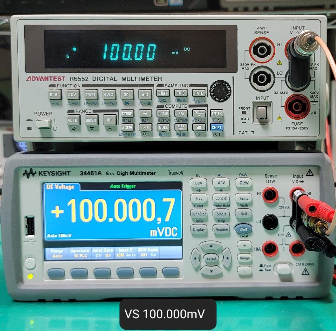 美品 ADVANTEST R6552 5.5桁 マルチメーター 動作良好