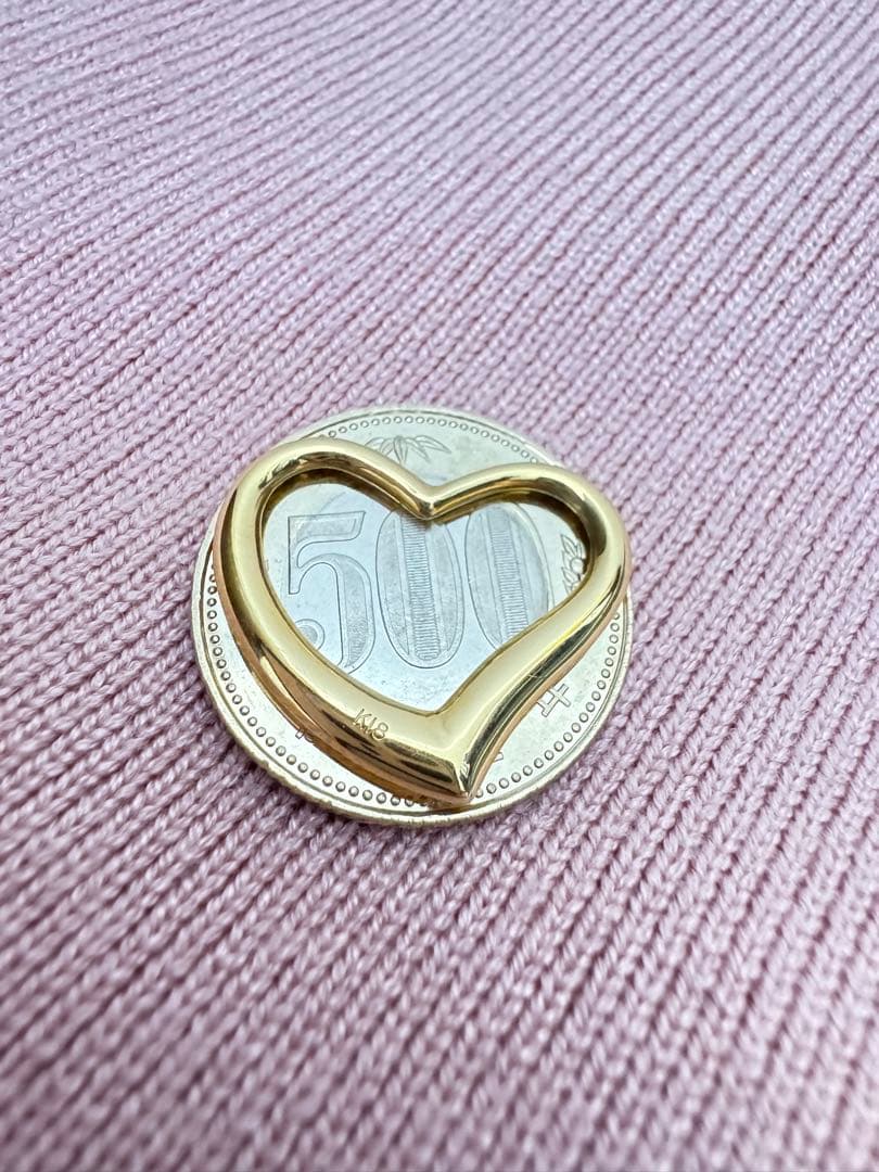 k18ハートペンダントトップ