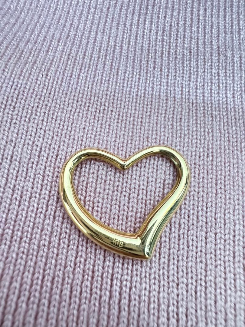 k18ハートペンダントトップ