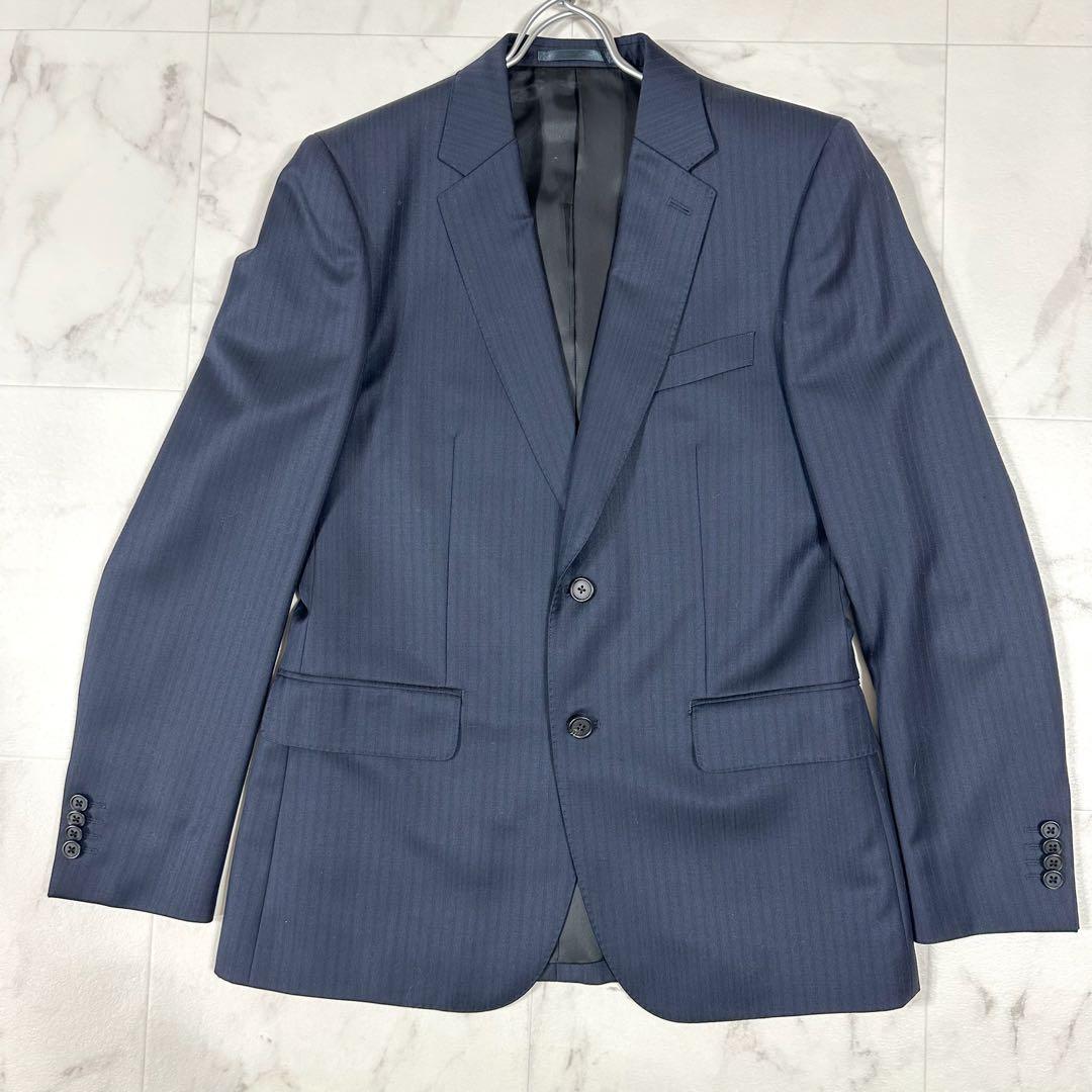 【美品】Paul Smith✖︎Zegna 現行タグ セットアップ　ネイビー　L