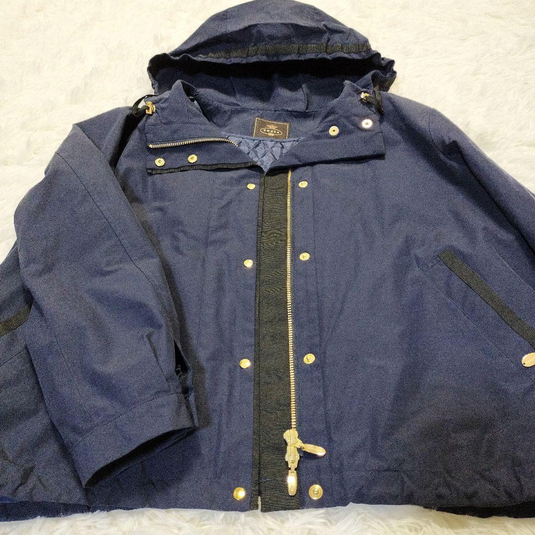 美品✨️ TOCCA ネイビー マウンテンパーカー フードキルティングライナー付